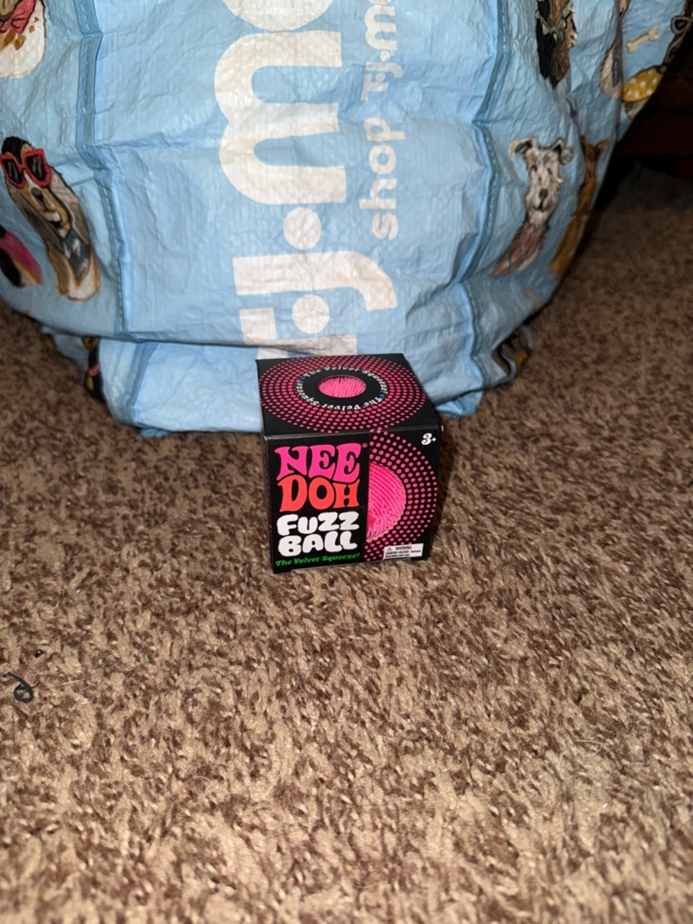 Needoh Pink Fuzz Ball Brand New